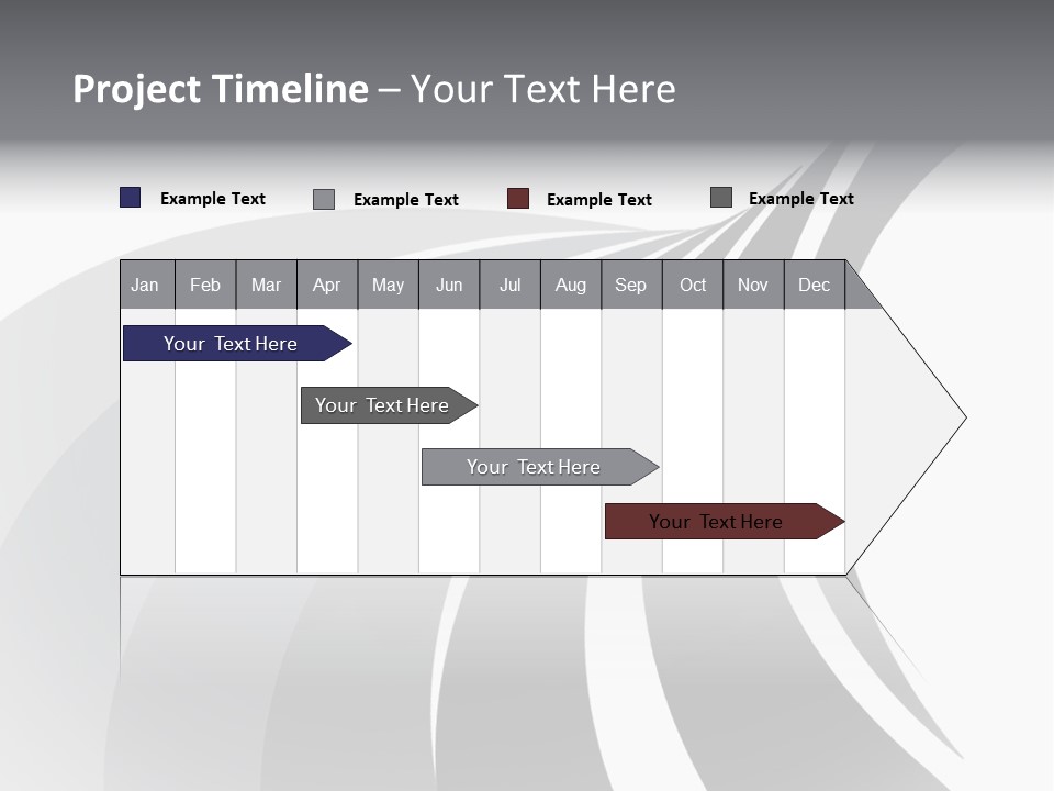 Negative Twisty Effect PowerPoint Template