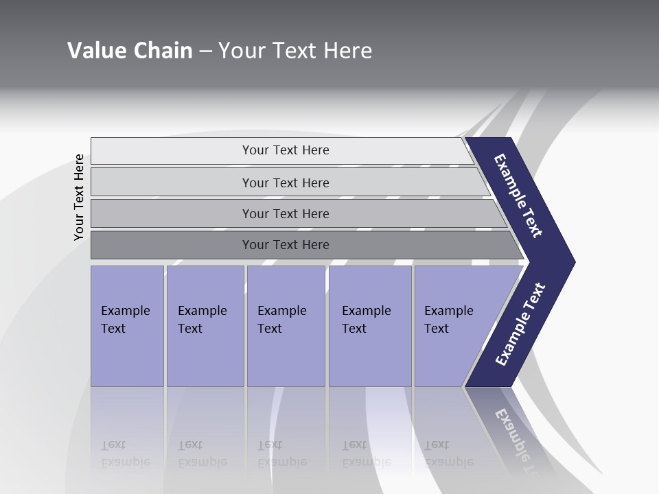 Negative Twisty Effect PowerPoint Template