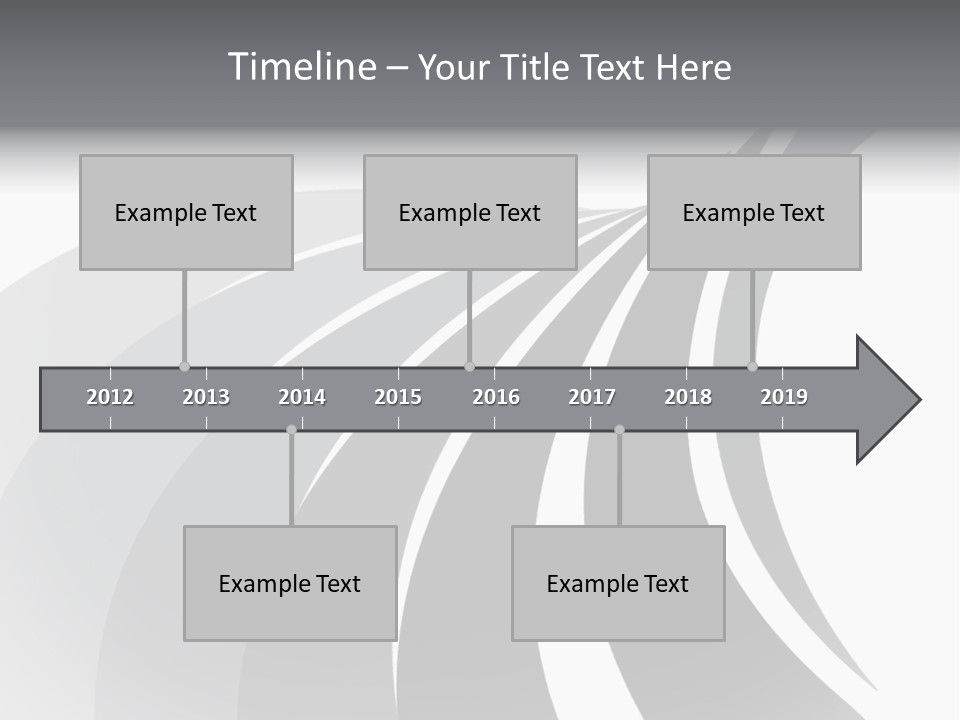 Negative Twisty Effect PowerPoint Template