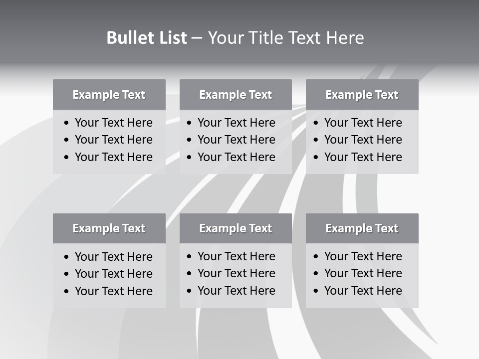 Negative Twisty Effect PowerPoint Template