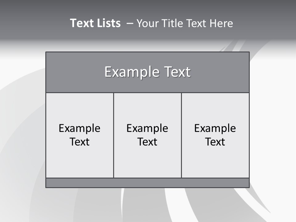 Negative Twisty Effect PowerPoint Template