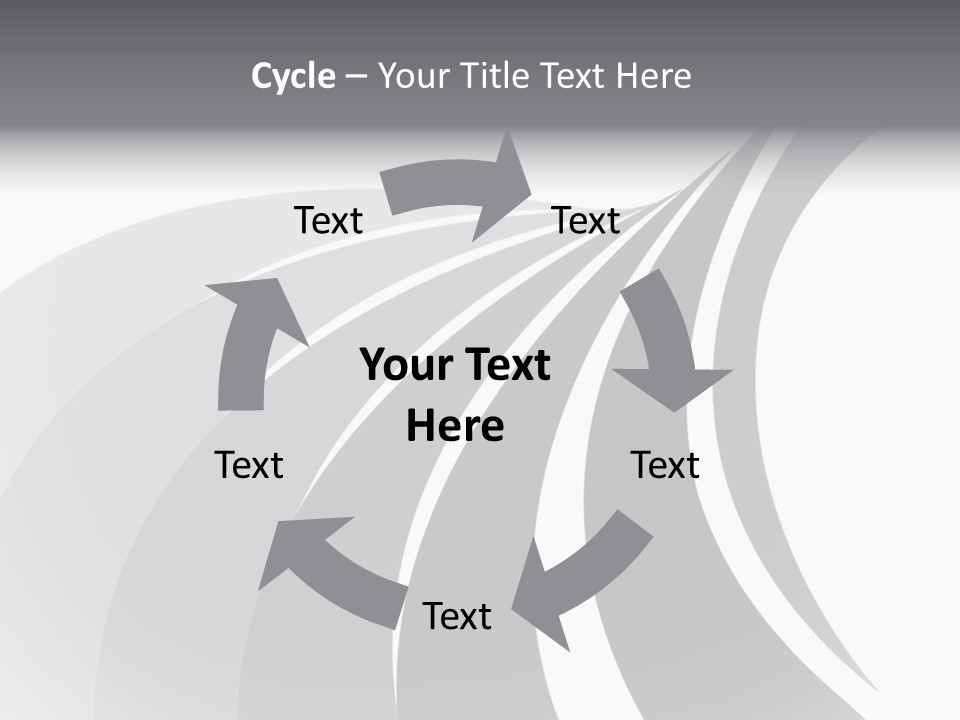 Negative Twisty Effect PowerPoint Template
