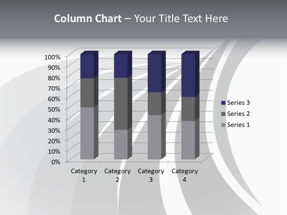 Negative Twisty Effect PowerPoint Template