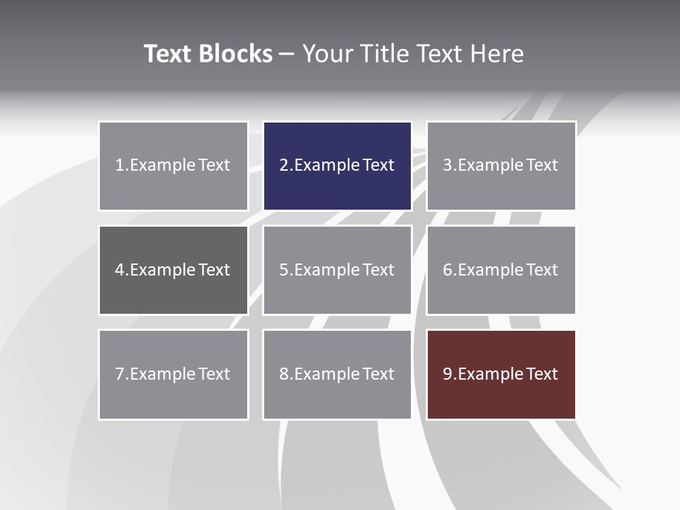 Negative Twisty Effect PowerPoint Template
