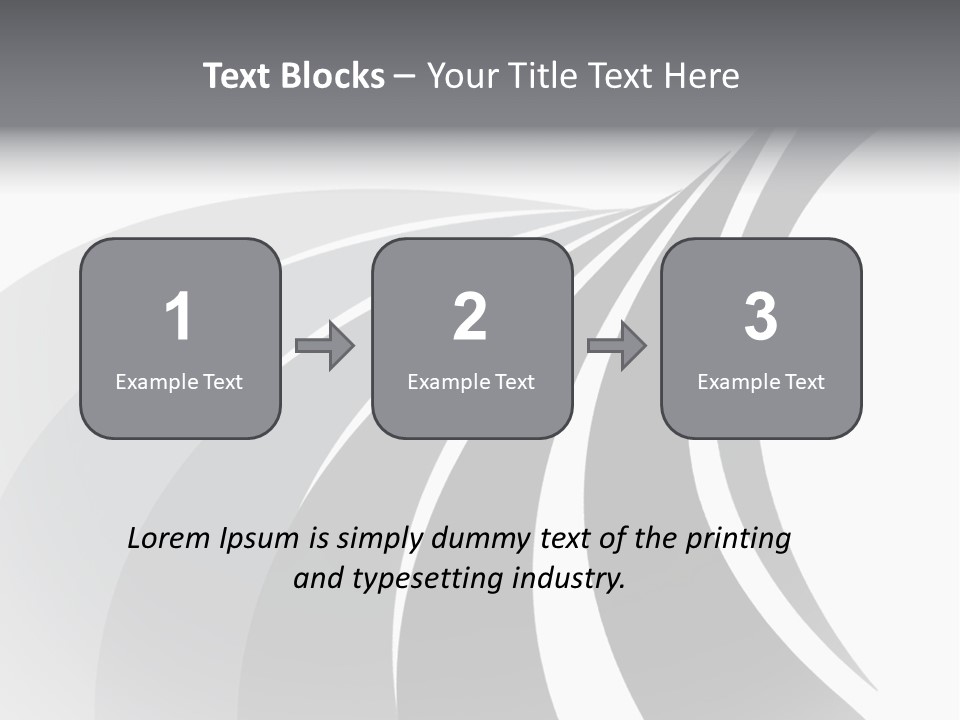 Negative Twisty Effect PowerPoint Template