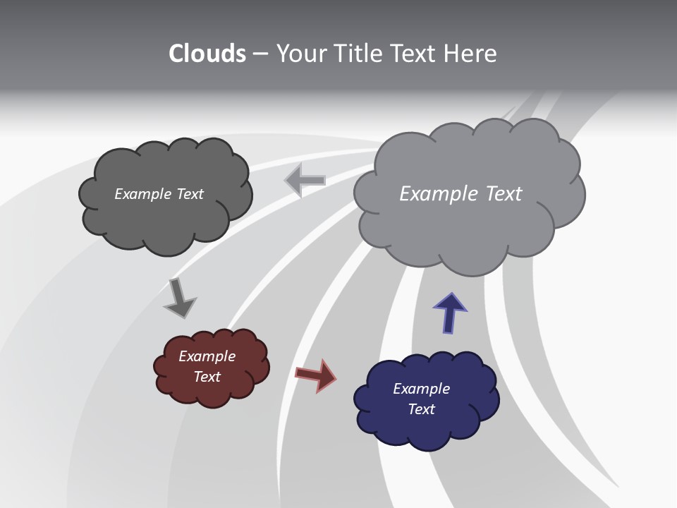 Negative Twisty Effect PowerPoint Template
