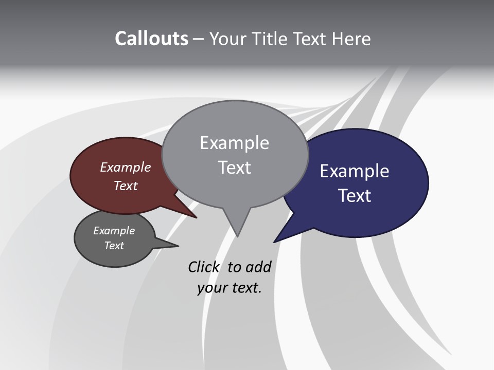Negative Twisty Effect PowerPoint Template