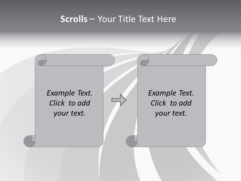 Negative Twisty Effect PowerPoint Template