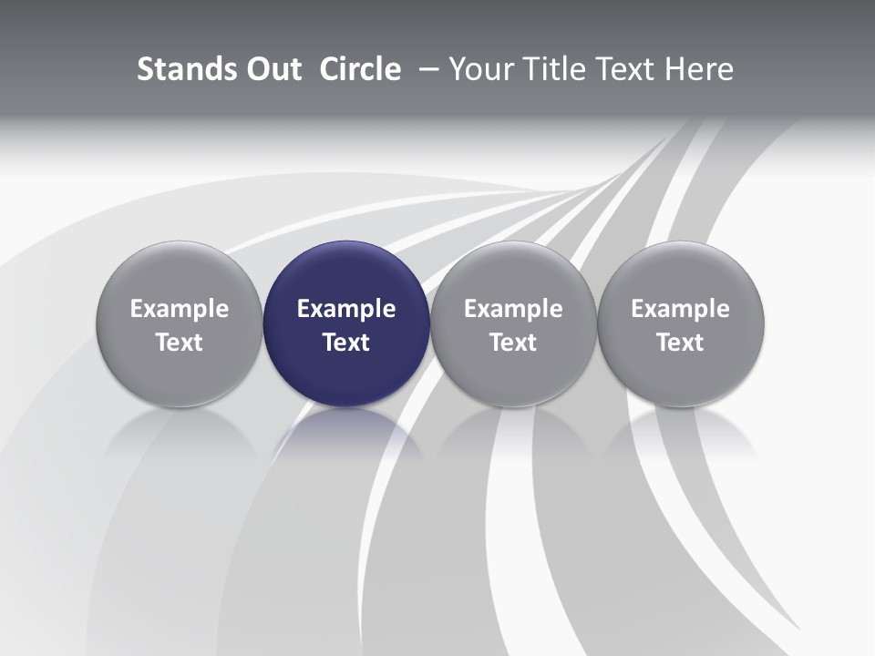 Negative Twisty Effect PowerPoint Template