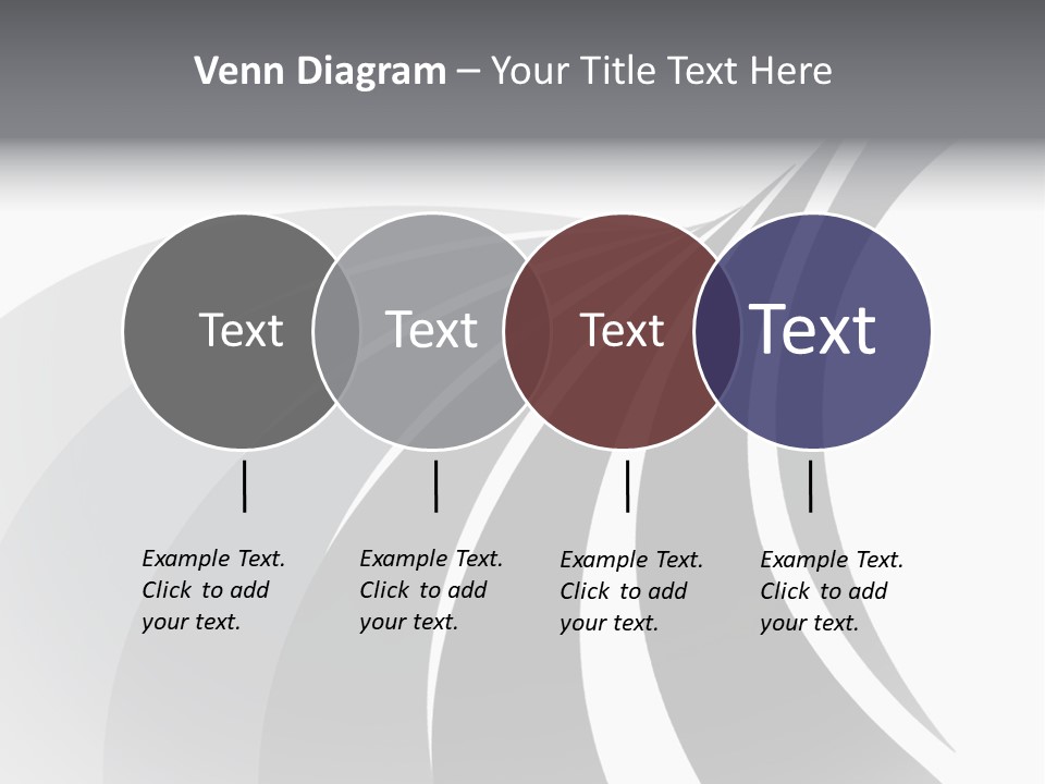 Negative Twisty Effect PowerPoint Template