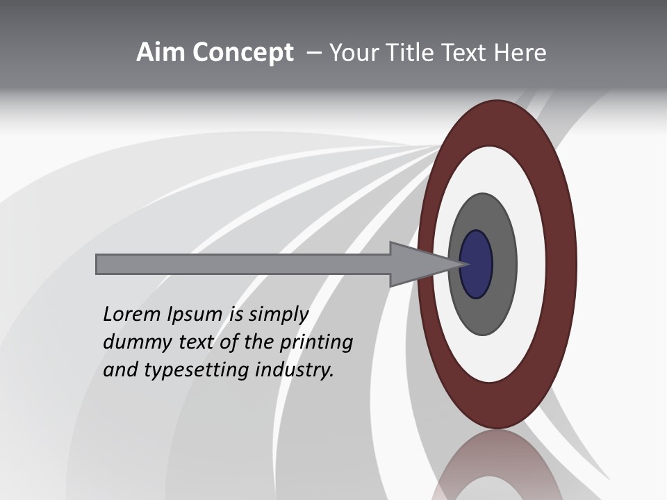 Negative Twisty Effect PowerPoint Template