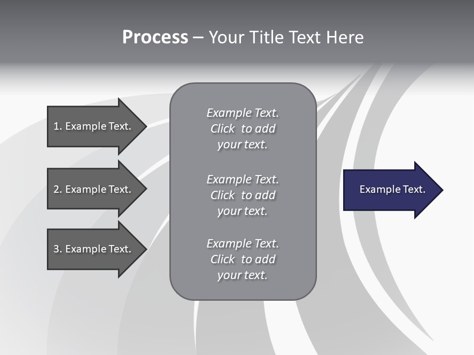 Negative Twisty Effect PowerPoint Template
