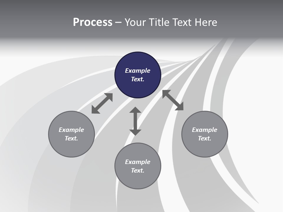Negative Twisty Effect PowerPoint Template