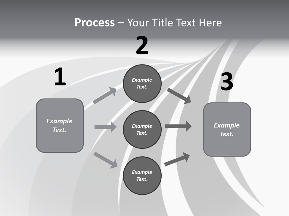 Negative Twisty Effect PowerPoint Template