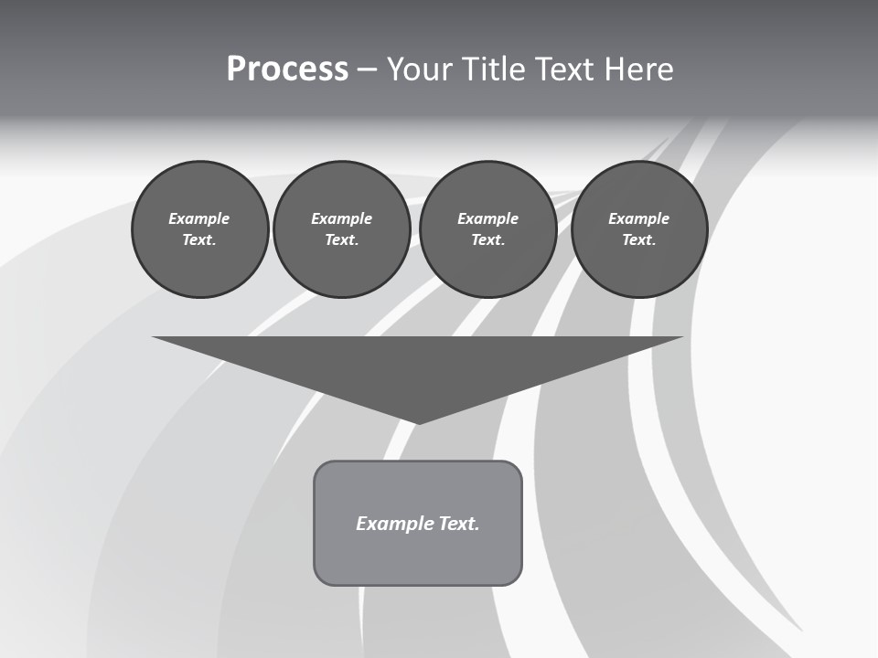 Negative Twisty Effect PowerPoint Template