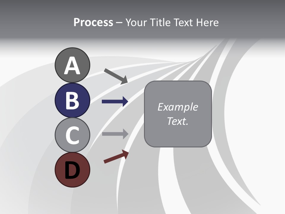 Negative Twisty Effect PowerPoint Template