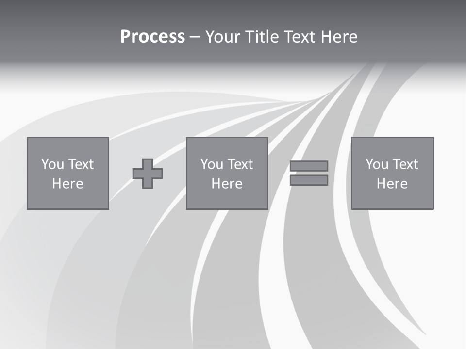 Negative Twisty Effect PowerPoint Template