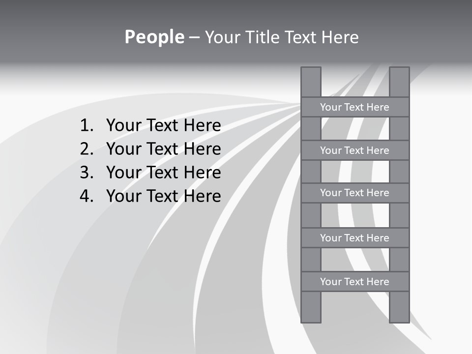 Negative Twisty Effect PowerPoint Template