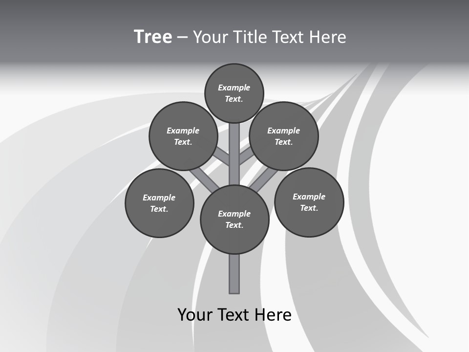 Negative Twisty Effect PowerPoint Template