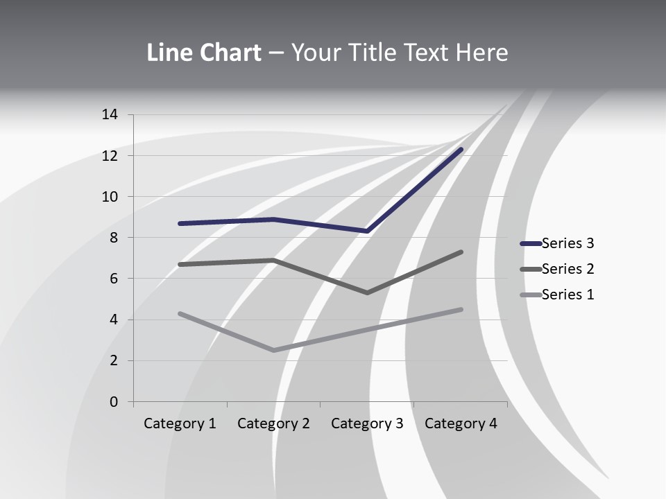 Negative Twisty Effect PowerPoint Template