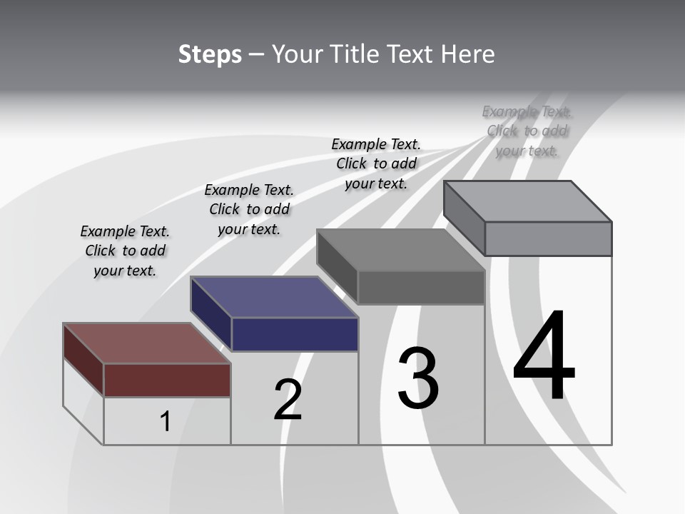 Negative Twisty Effect PowerPoint Template