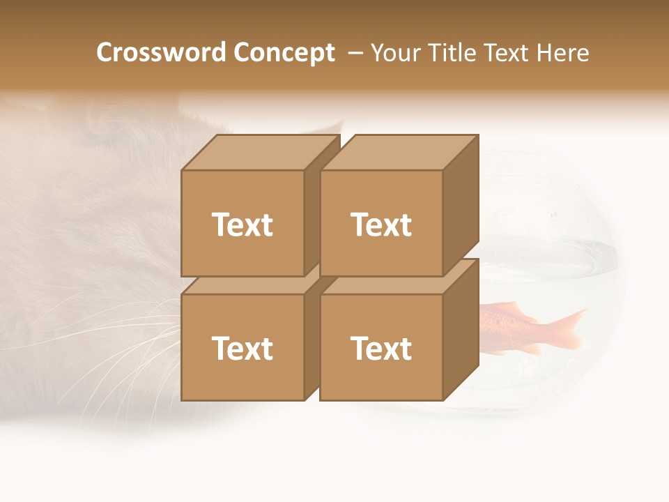 Snack Predator Stare PowerPoint Template