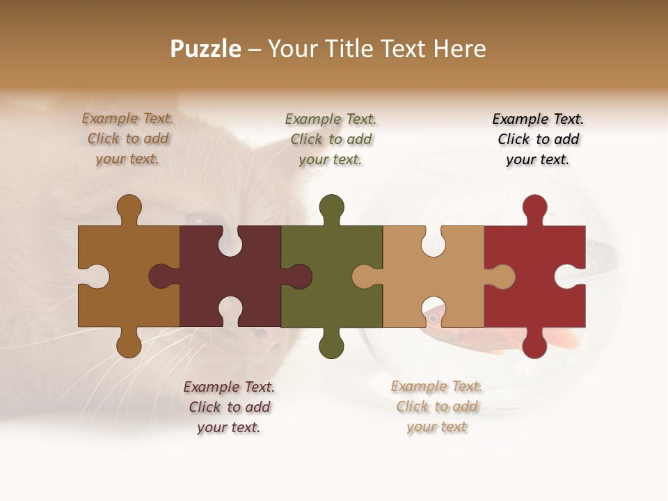 Snack Predator Stare PowerPoint Template