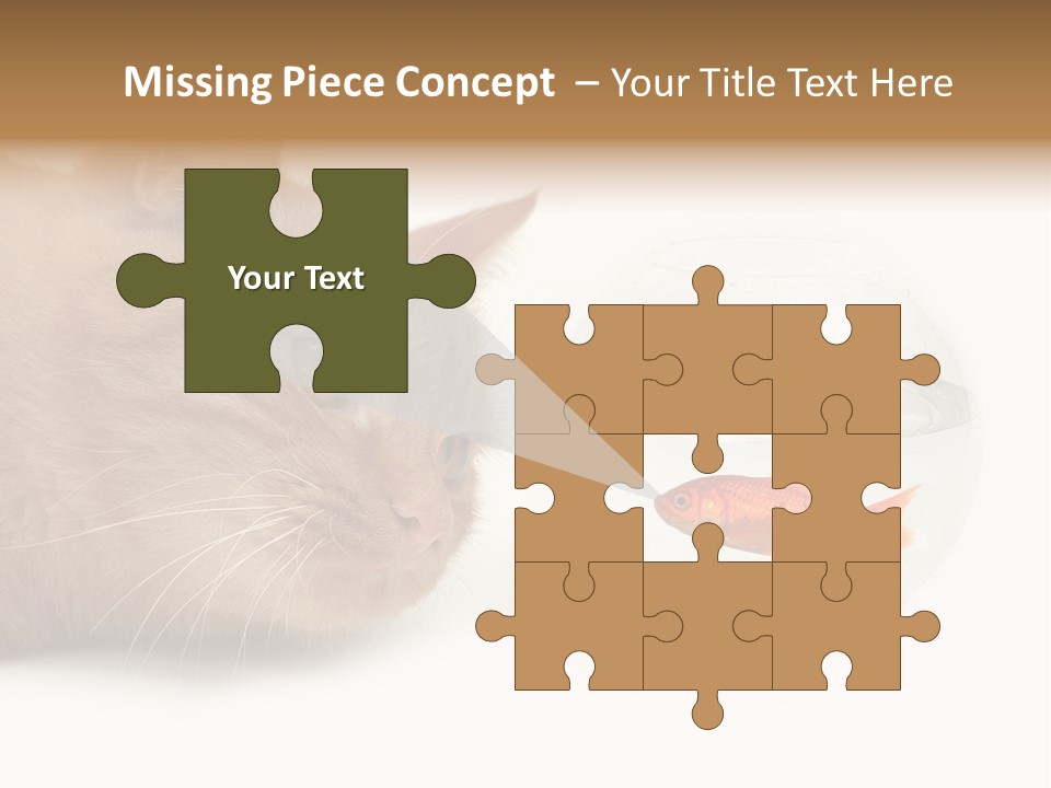 Snack Predator Stare PowerPoint Template