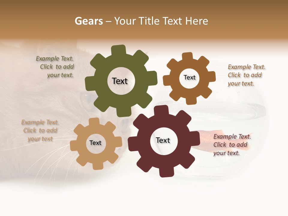 Snack Predator Stare PowerPoint Template