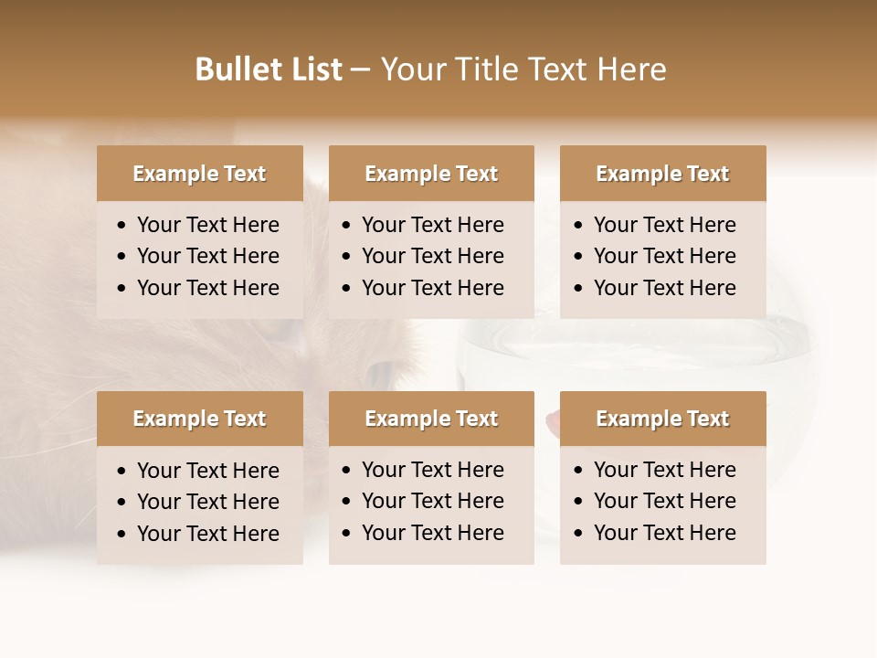 Snack Predator Stare PowerPoint Template