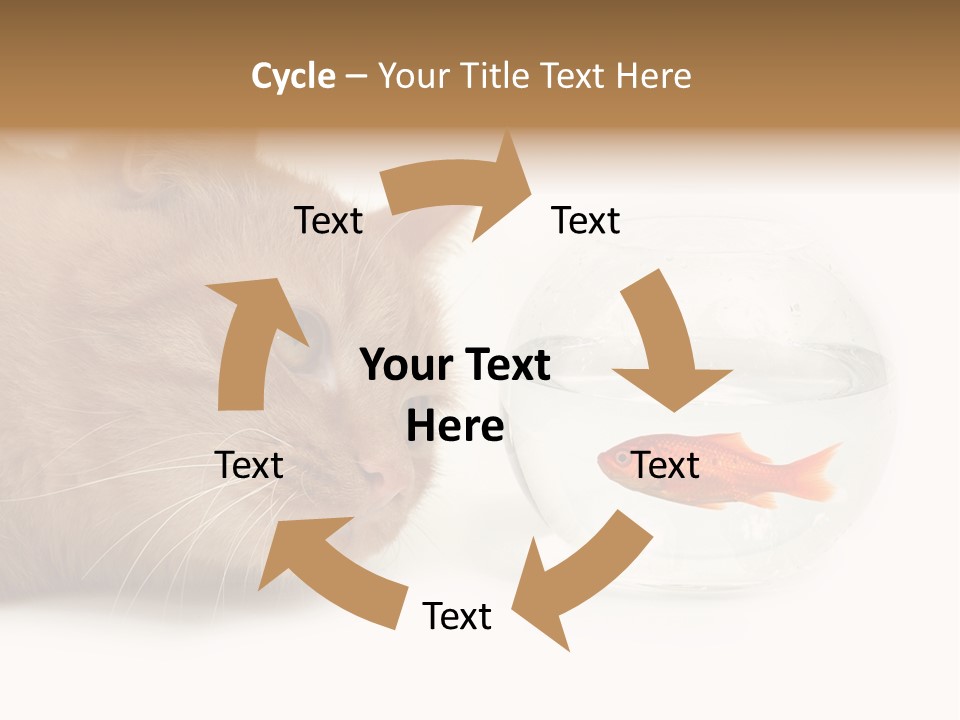 Snack Predator Stare PowerPoint Template