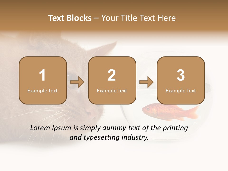 Snack Predator Stare PowerPoint Template