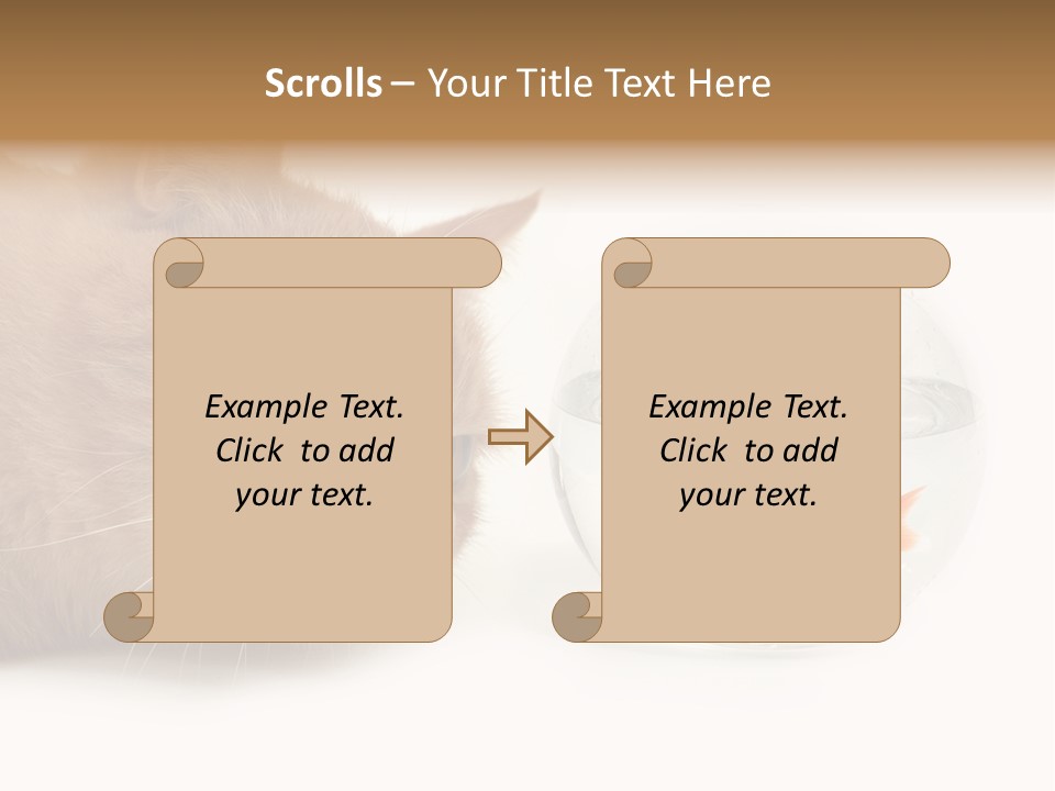 Snack Predator Stare PowerPoint Template