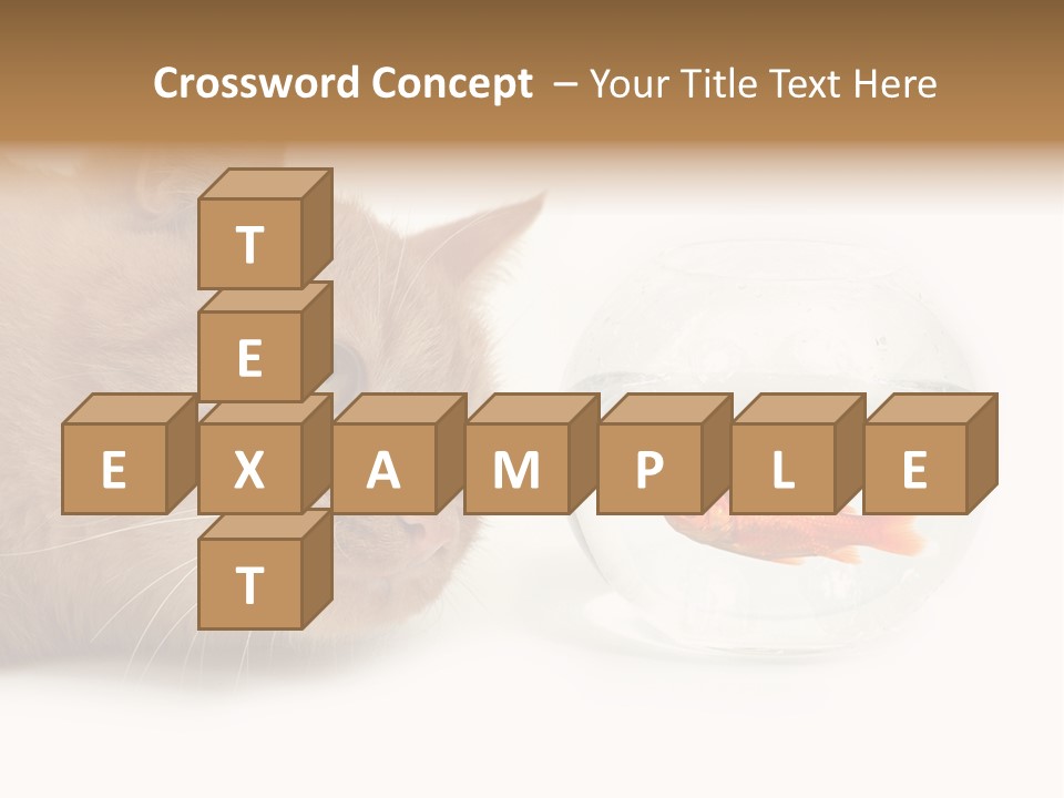 Snack Predator Stare PowerPoint Template