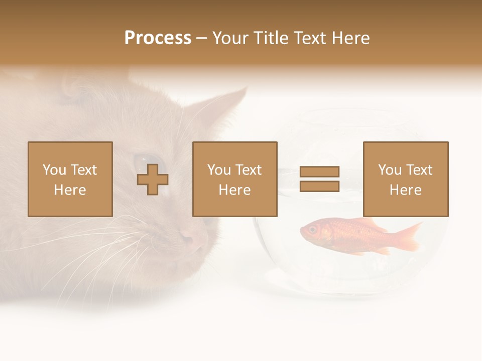 Snack Predator Stare PowerPoint Template