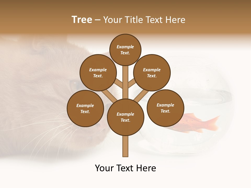 Snack Predator Stare PowerPoint Template