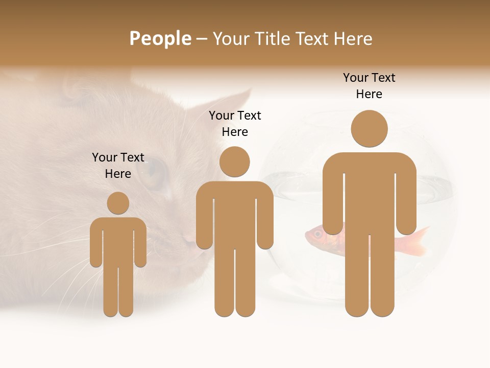 Snack Predator Stare PowerPoint Template