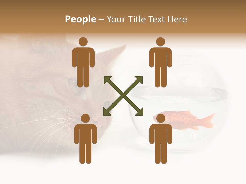 Snack Predator Stare PowerPoint Template