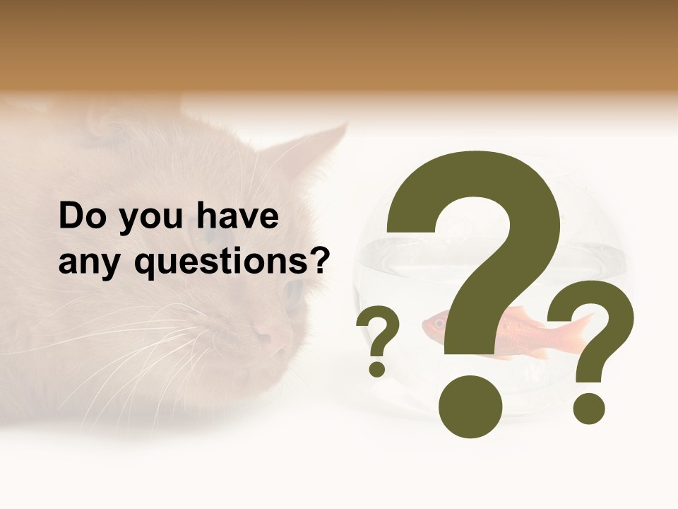 Snack Predator Stare PowerPoint Template