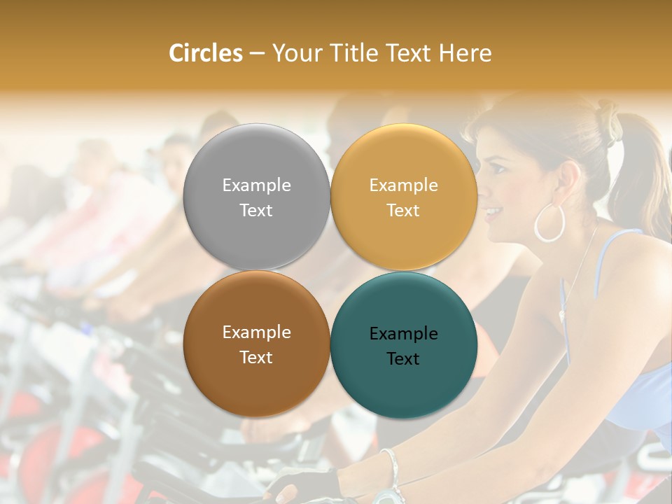 Friends Female Happy PowerPoint Template