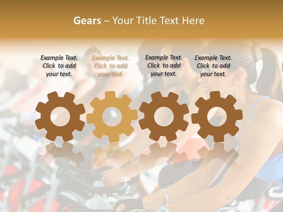 Friends Female Happy PowerPoint Template