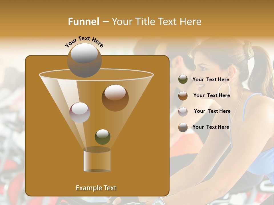 Friends Female Happy PowerPoint Template