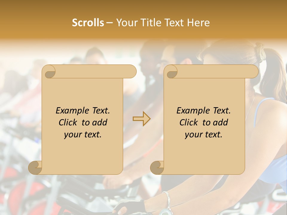 Friends Female Happy PowerPoint Template