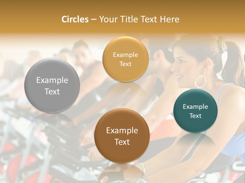 Friends Female Happy PowerPoint Template