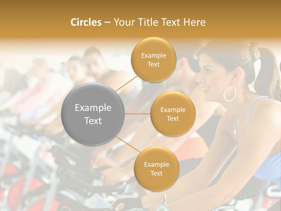 Friends Female Happy PowerPoint Template