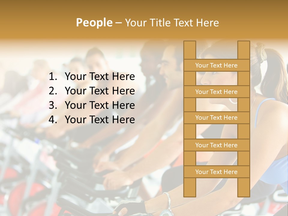 Friends Female Happy PowerPoint Template