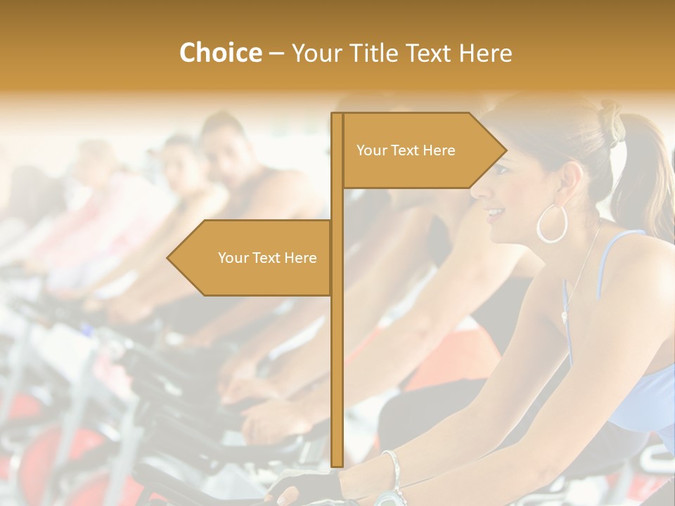 Friends Female Happy PowerPoint Template