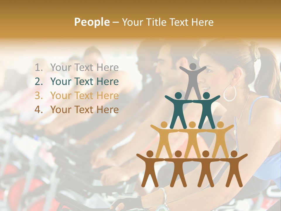 Friends Female Happy PowerPoint Template