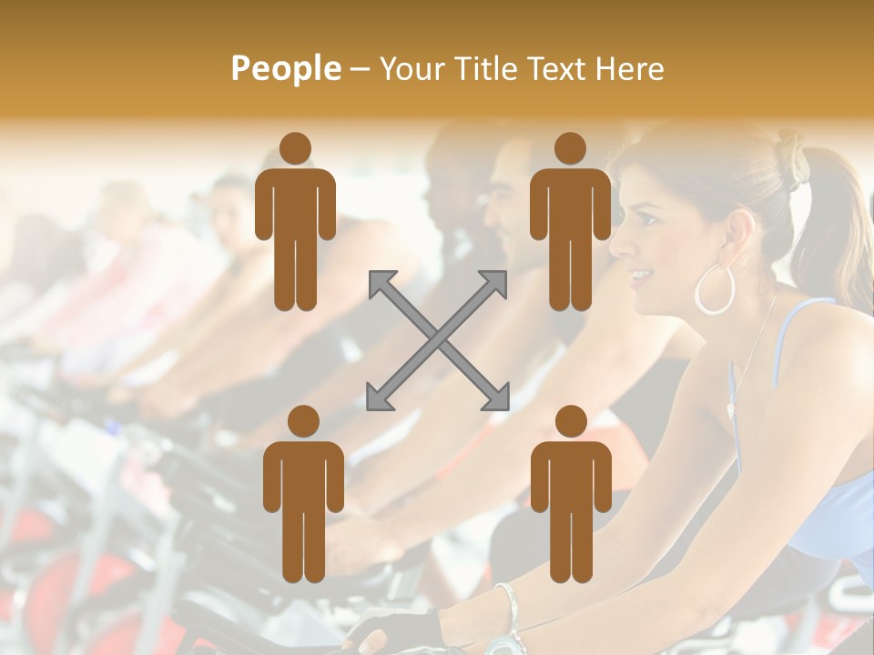 Friends Female Happy PowerPoint Template