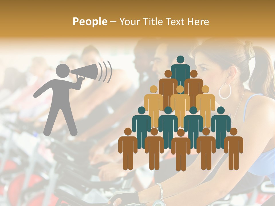 Friends Female Happy PowerPoint Template